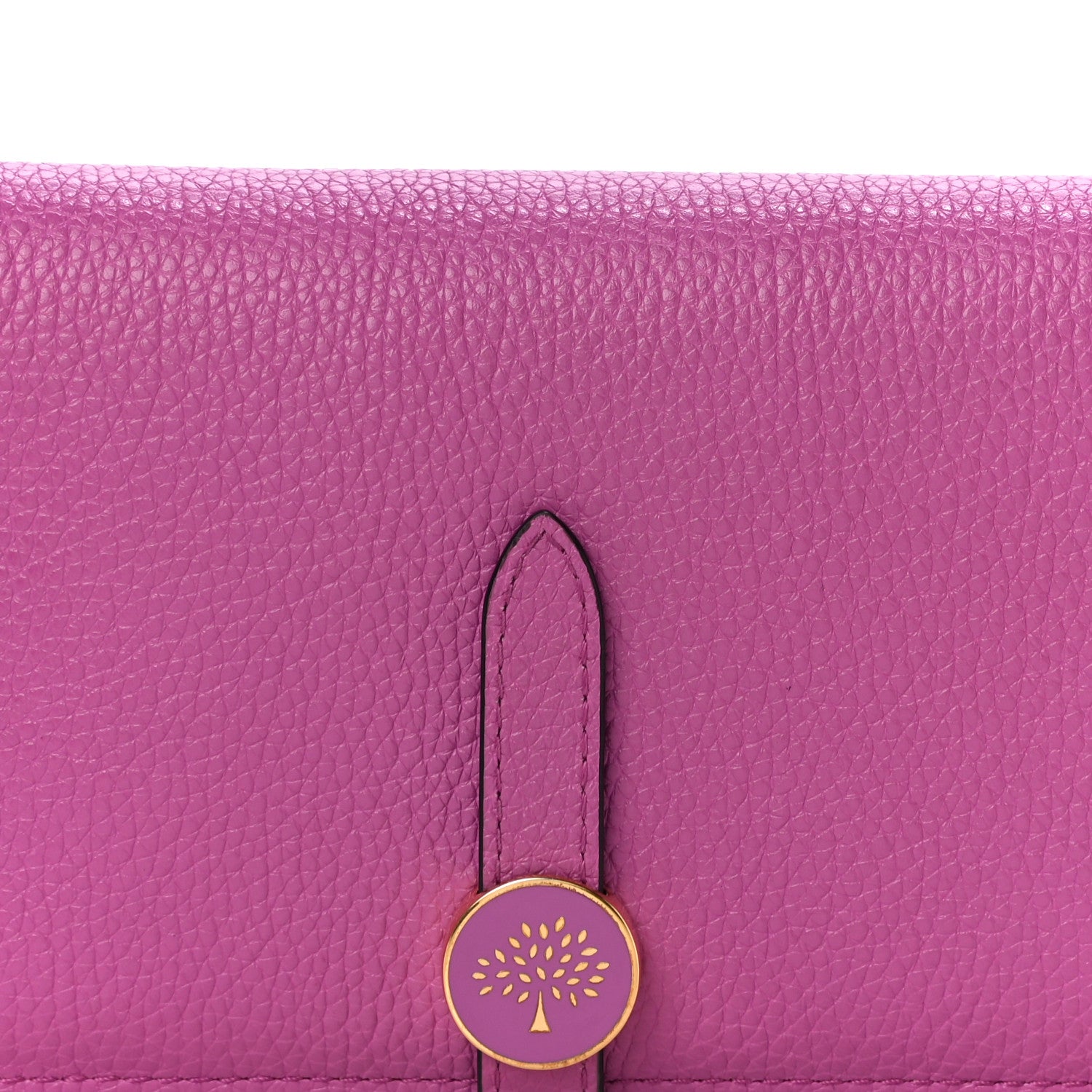 Mulberry Cross Grain Calfskin Tree Wallet Pink 7 of 12