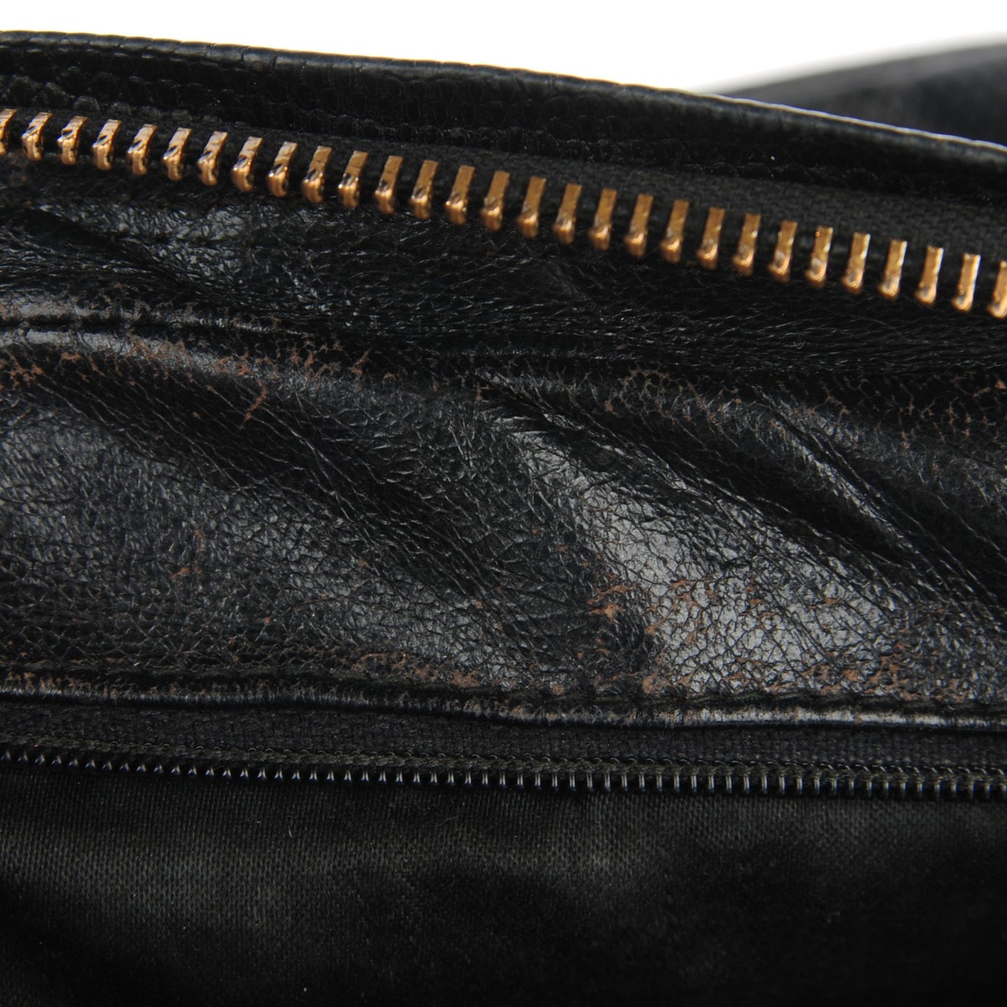 Quilted Lizard Tassel Camera Case Black