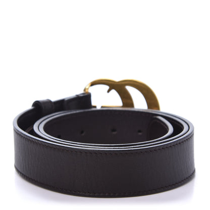 Gucci Calfskin Double G 30mm Belt 75 30 Black 2 of 8