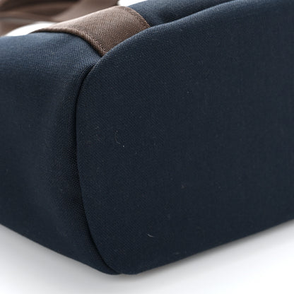 Hermes Toile Sac De Pansage Groom Bleu Navy Feu 13 of 14