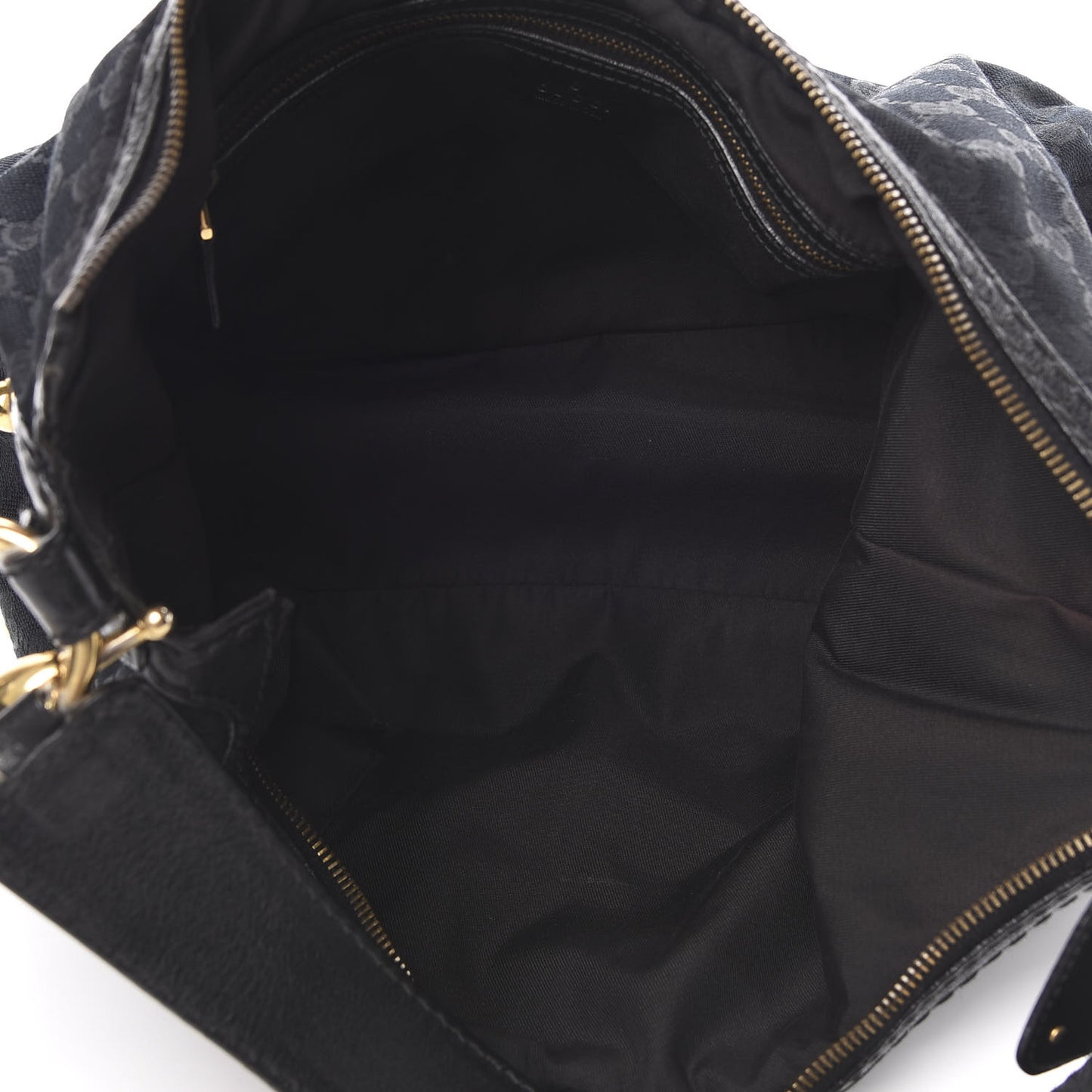 Monogram Medium Jockey Hobo Black