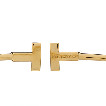 Tiffany 18K Yellow Gold T Wire Bracelet 3 of 3