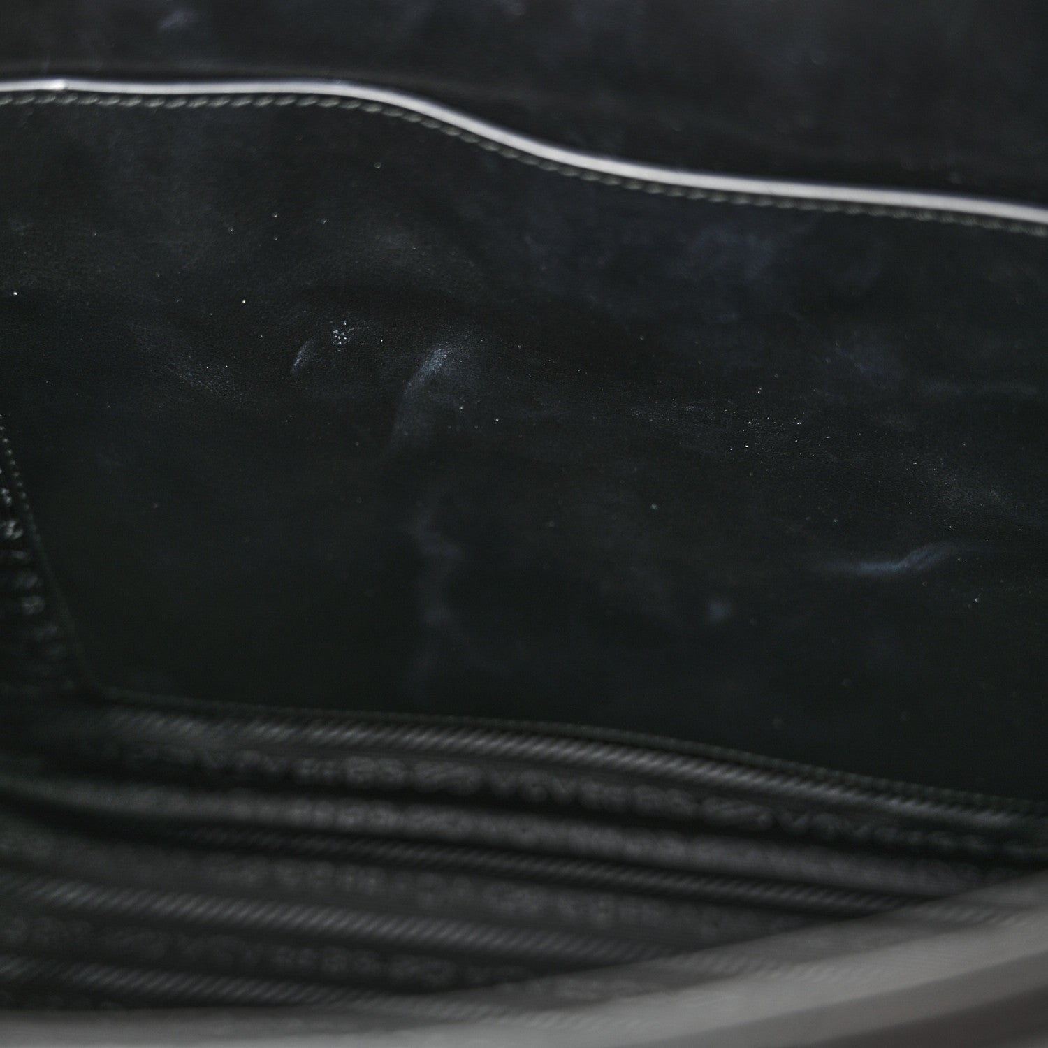 Prada Soft Calfskin Impunture Diagramme Tote Black 11 of 11