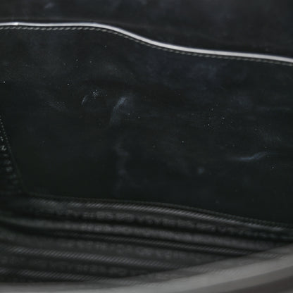 Prada Soft Calfskin Impunture Diagramme Tote Black 11 of 11