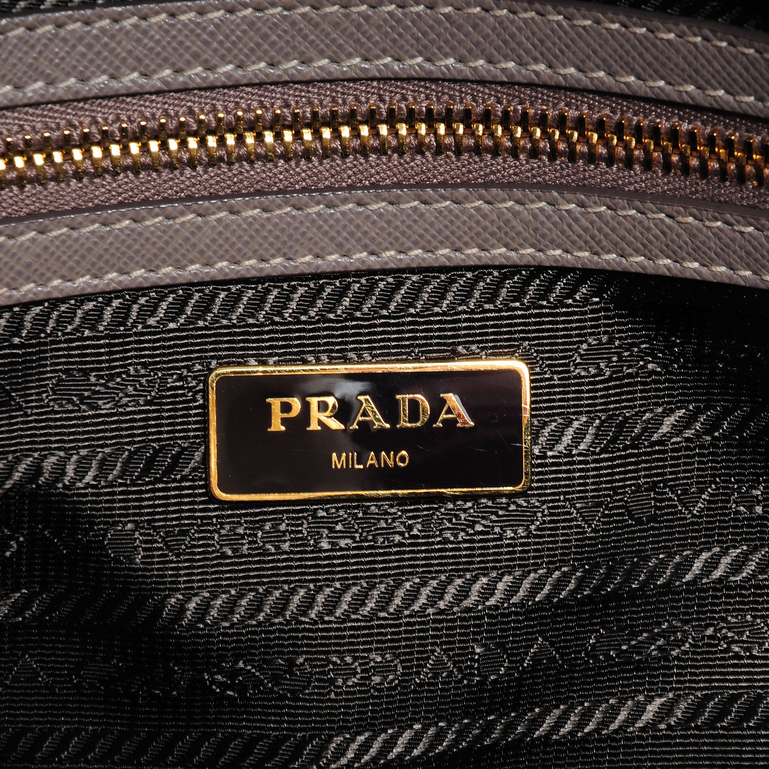 Prada Saffiano Lux Bowler Argilla 11 of 12