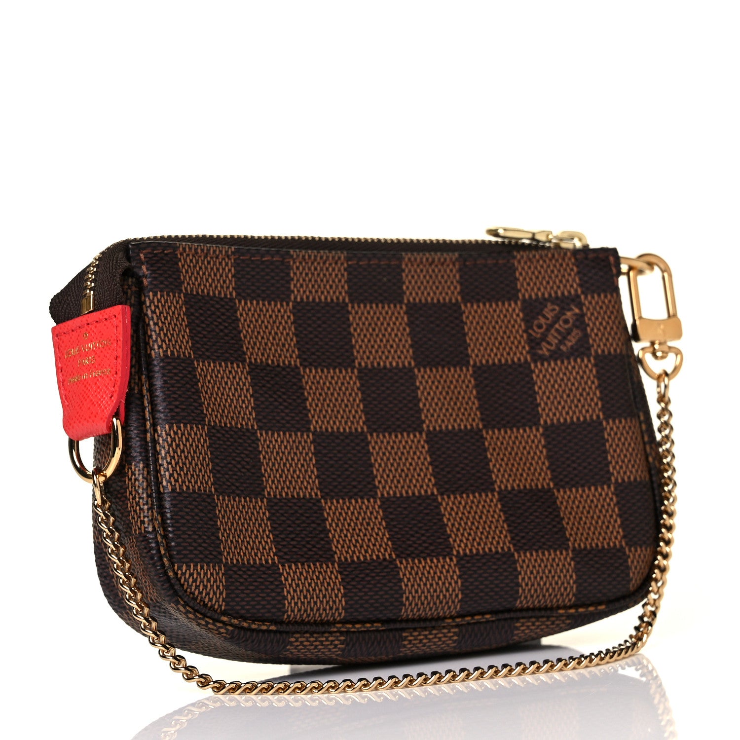 Louis Vuitton Damier Ebene 2015 Christmas Animation Mini Pochette Accessories 2 of 8