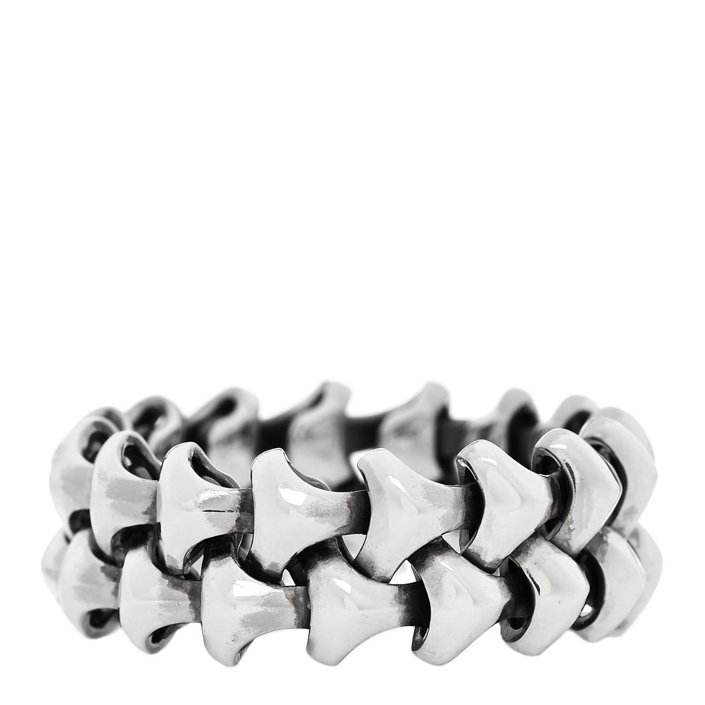 Sterling Silver Armory Band Ring 61 9.5