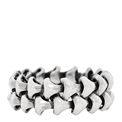 David Yurman Sterling Silver Armory Band Ring 61 9.5 3 of 4