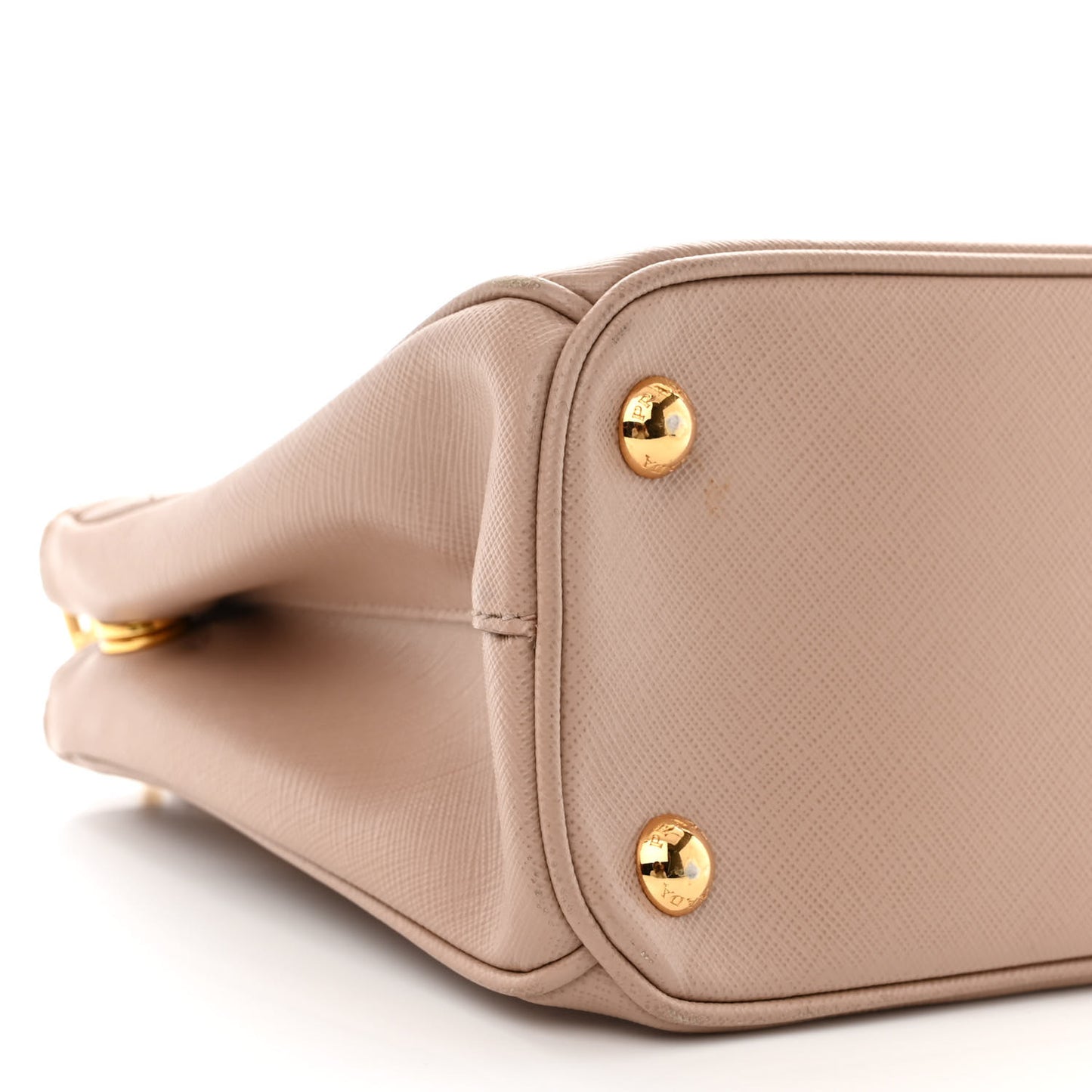 Saffiano Mini Galleria Double Zip Tote Cammeo