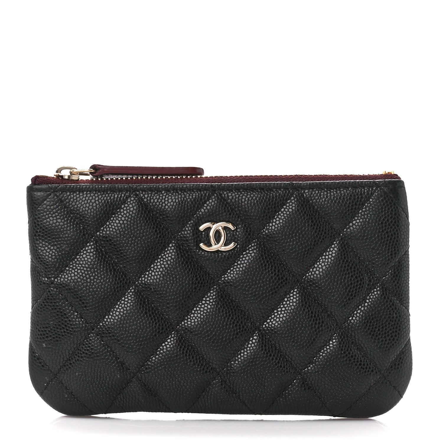 Chanel Caviar Quilted Small Cosmetic Case Black 1 of 11