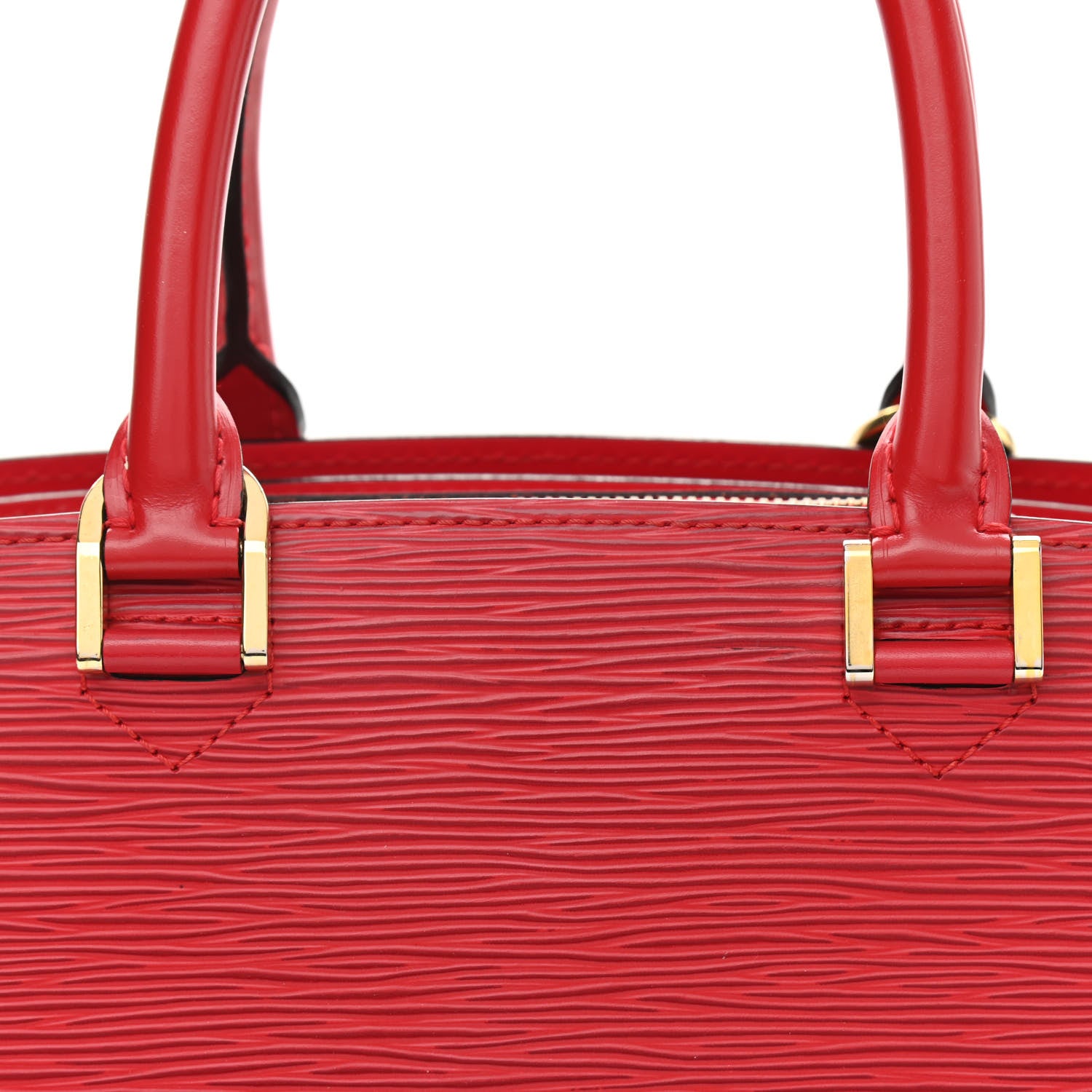 Louis Vuitton Epi Pont-Neuf Castillan Red 7 of 10