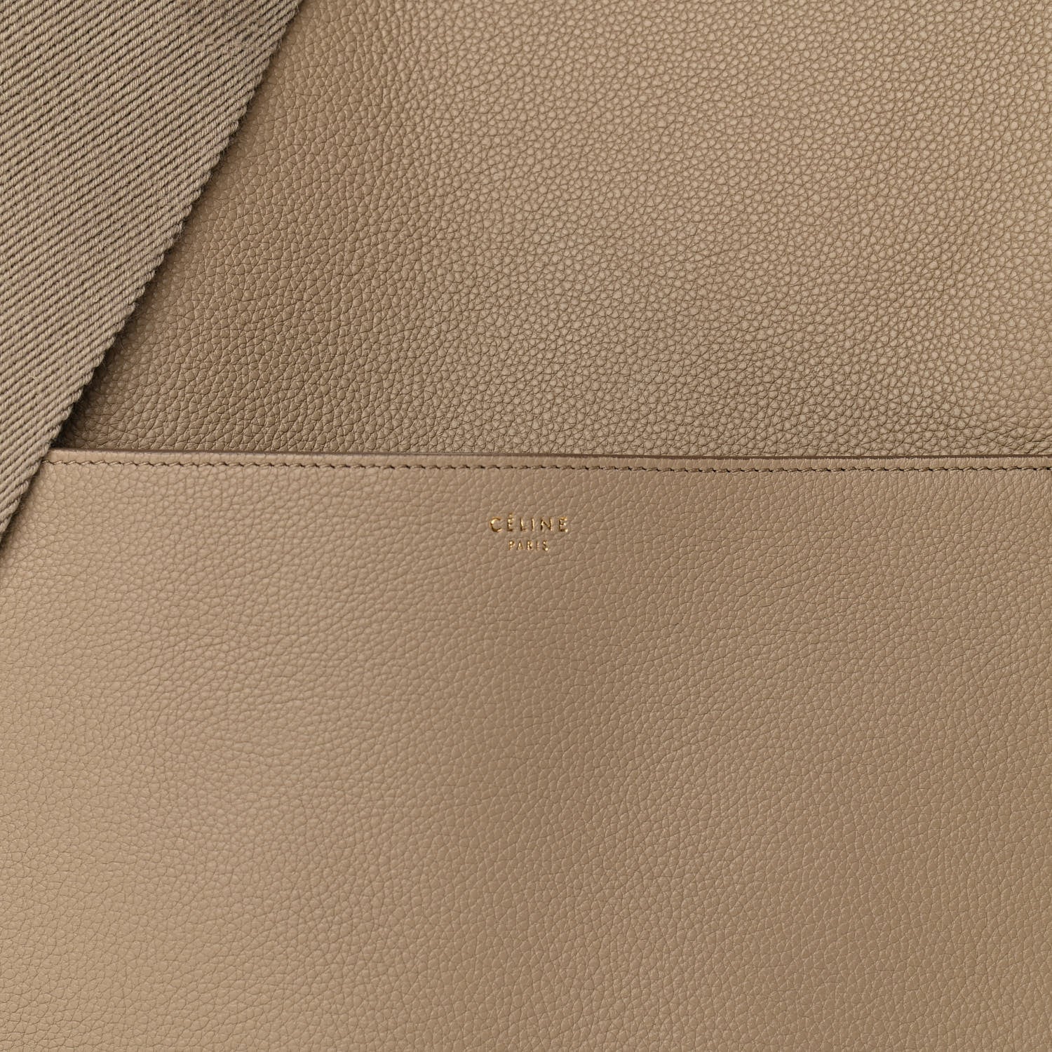 Celine Soft Grained Calfskin Sangle Bucket Bag Dune 7 of 10