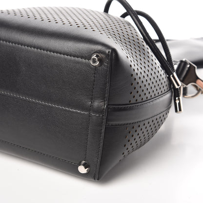 Proenza Schouler Calfskin Perforated Small Bucket Bag Black 12 of 13