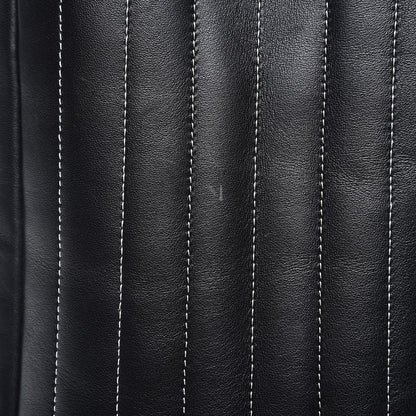 Chanel Lambskin Vertical Quilted Large Mademoiselle Tote Black 9 of 10