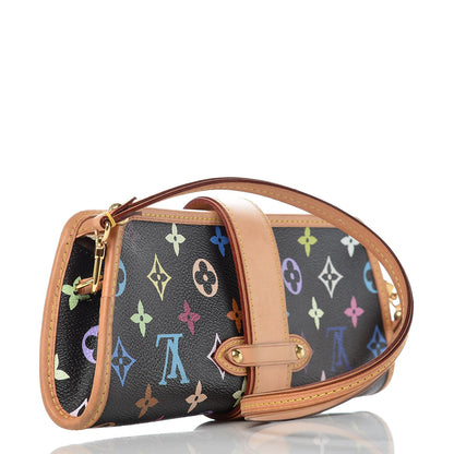 Louis Vuitton Monogram Multicolor Shirley Black 3 of 8
