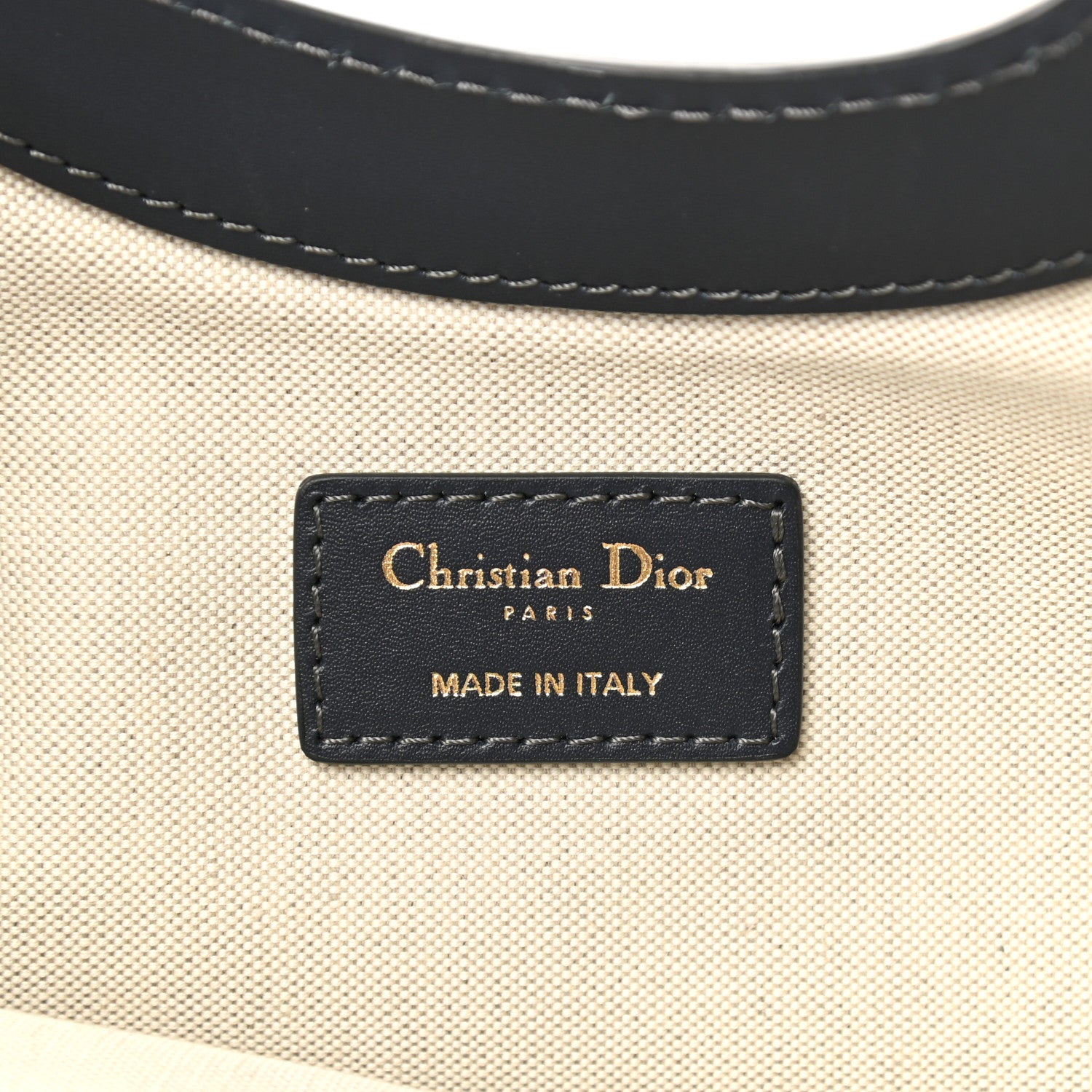 Christian Dior Oblique Fold Over Clutch Blue 7 of 9