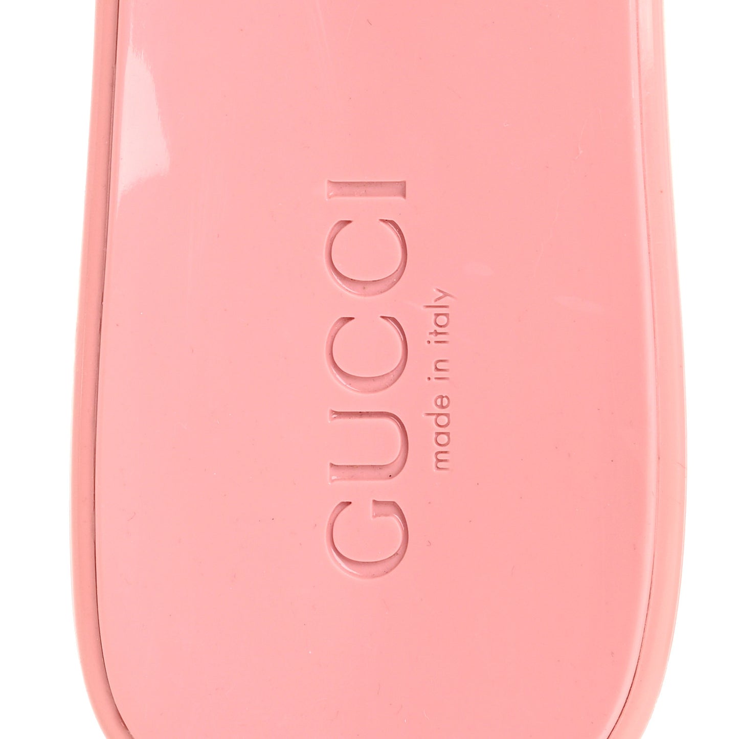 Rubber Gucci Logo Womens Platform 20/60mm Slide Sandals 41 Wild Rose