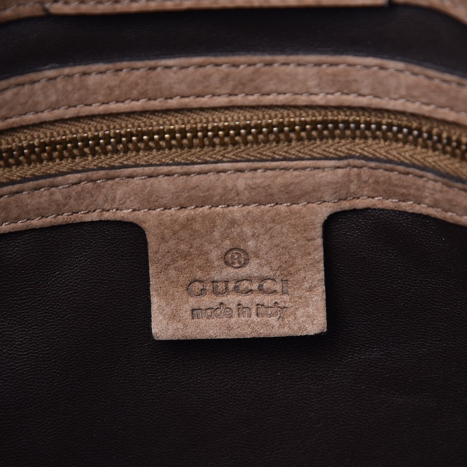 Gucci Python Large GG Running Tote Brown 6 of 10