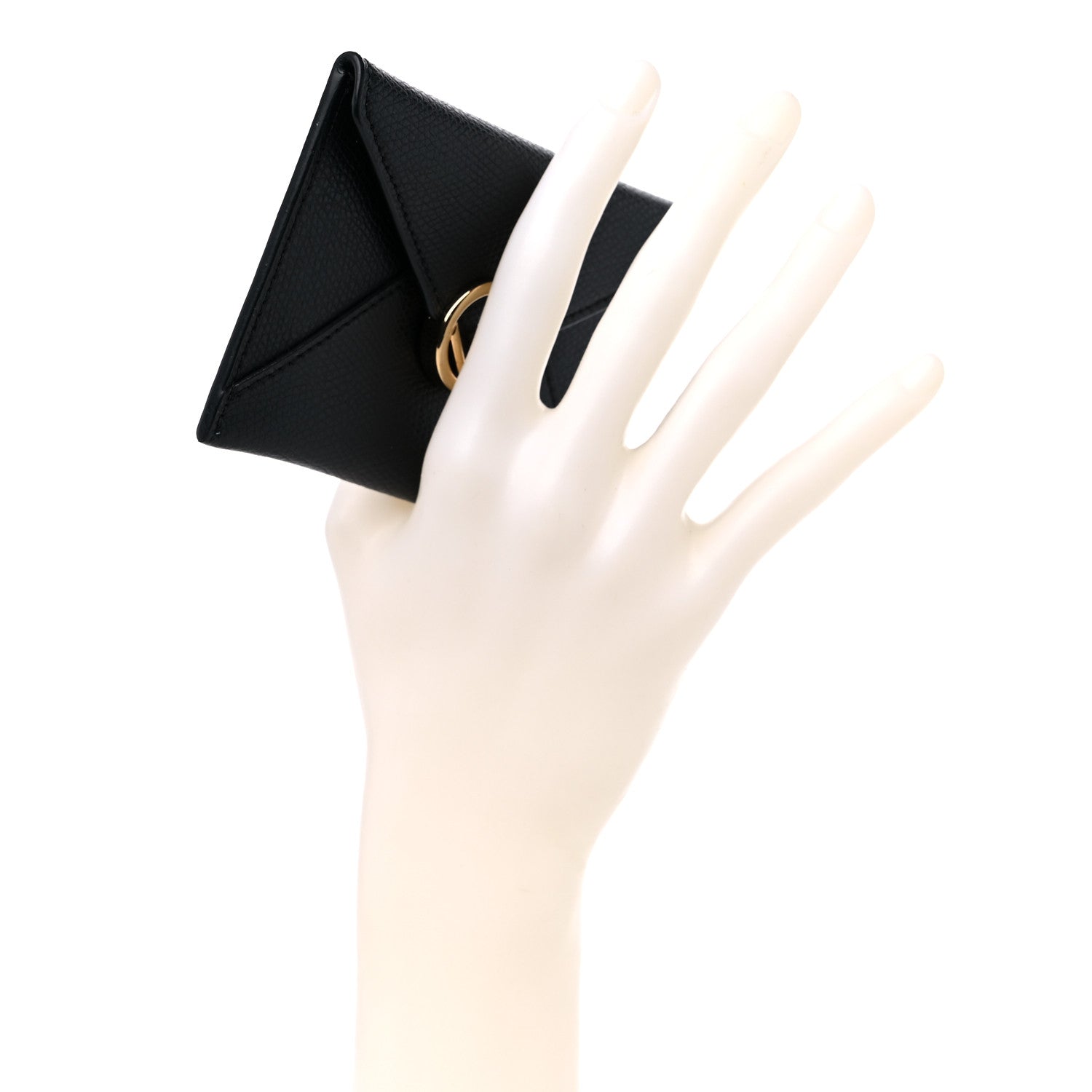 Fendi Vitello Cruise F is Fendi Small Envelope Pouch Black 2 of 6