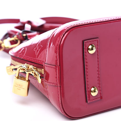Louis Vuitton Vernis Alma BB Rose Indien 8 of 11
