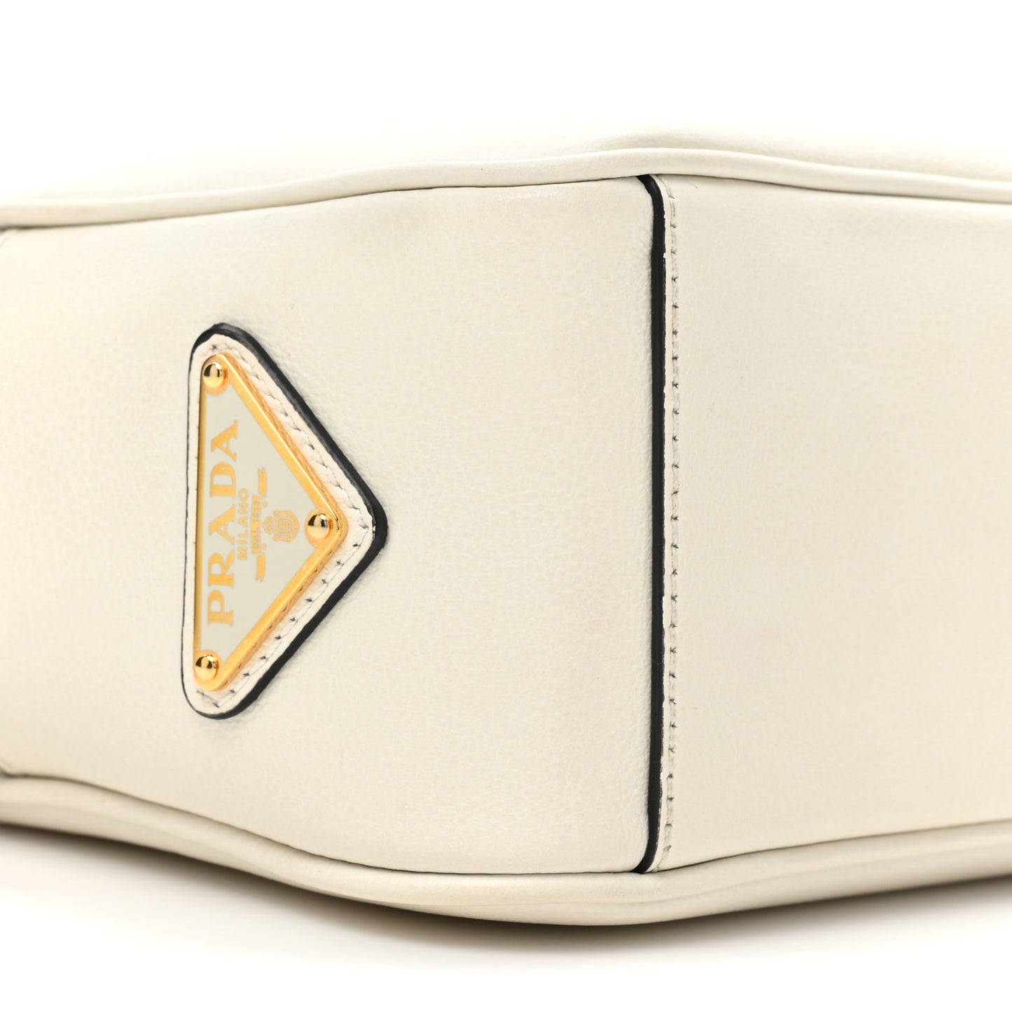 Glace Calfskin Embossed Logo Camera Bag Talco