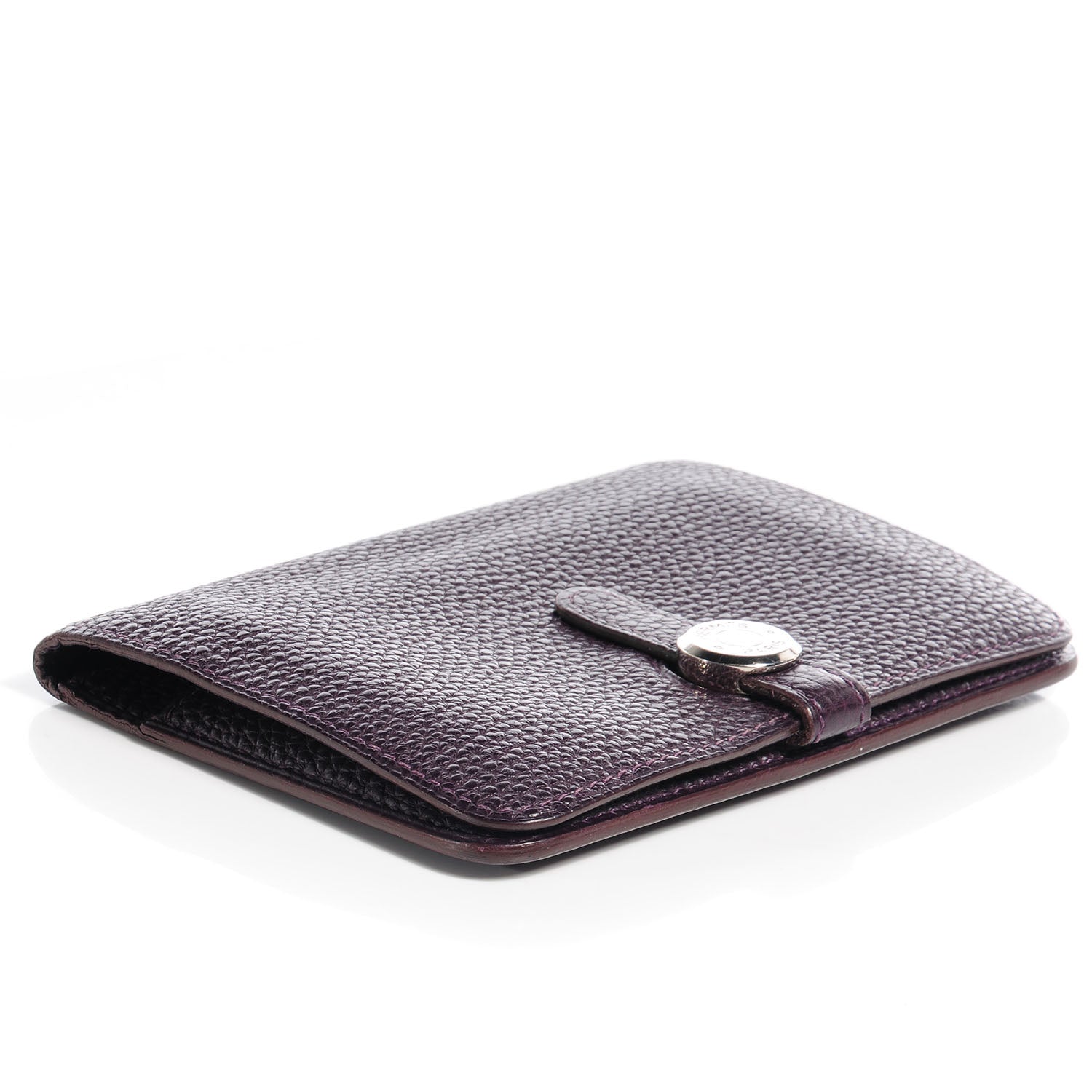 Hermes Togo Dogon Compact Wallet Raisin 4 of 8