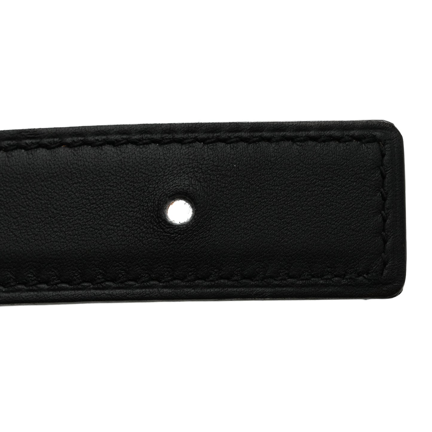 Swift Epsom 24mm Mini Constance H Belt 75 Black Gold