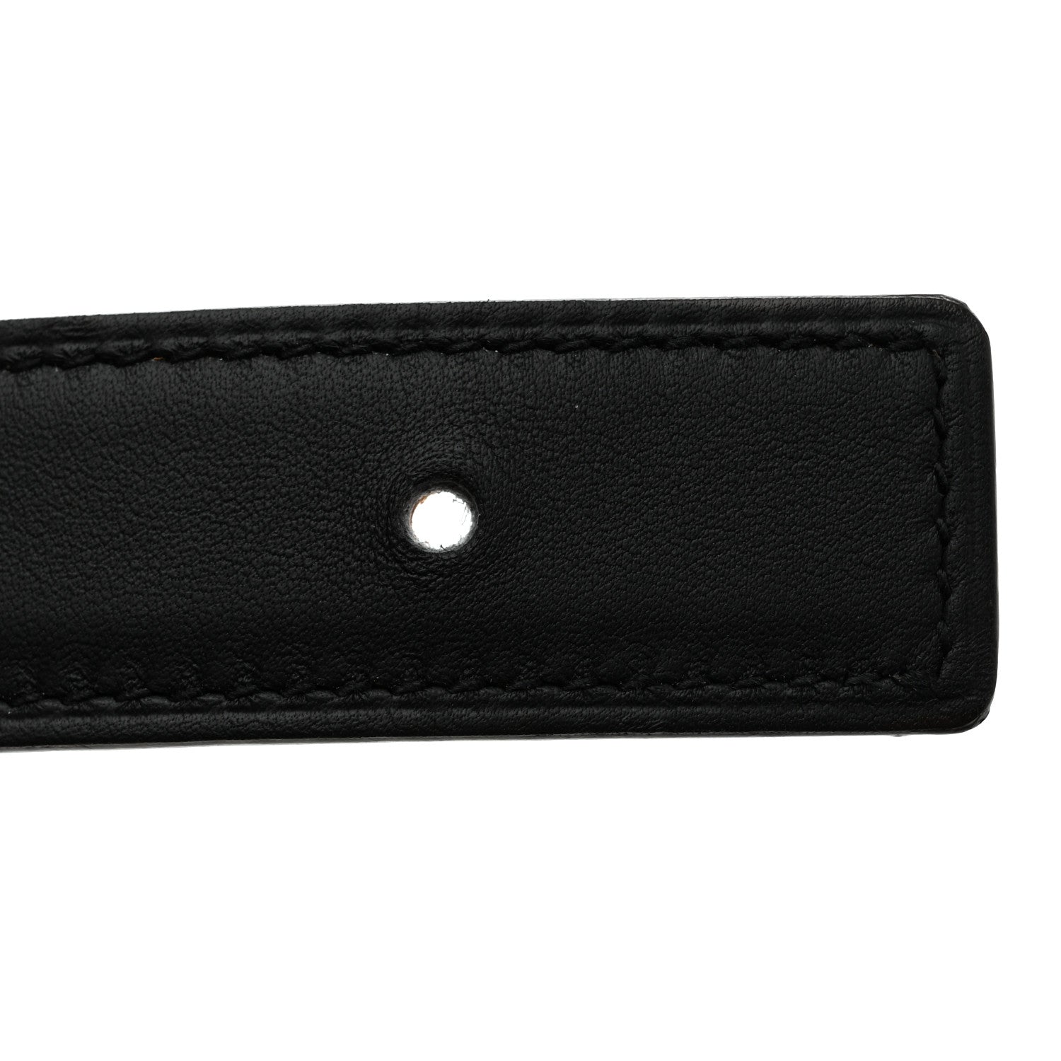 Hermes Swift Epsom 24mm Mini Constance H Belt 75 Black Gold 5 of 10
