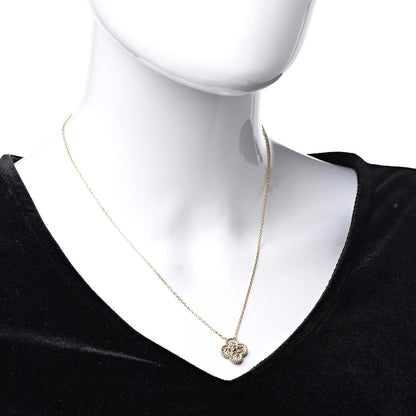 Van Cleef & Arpels 18K Yellow Gold Vintage Alhambra Pendant Necklace 2 of 8