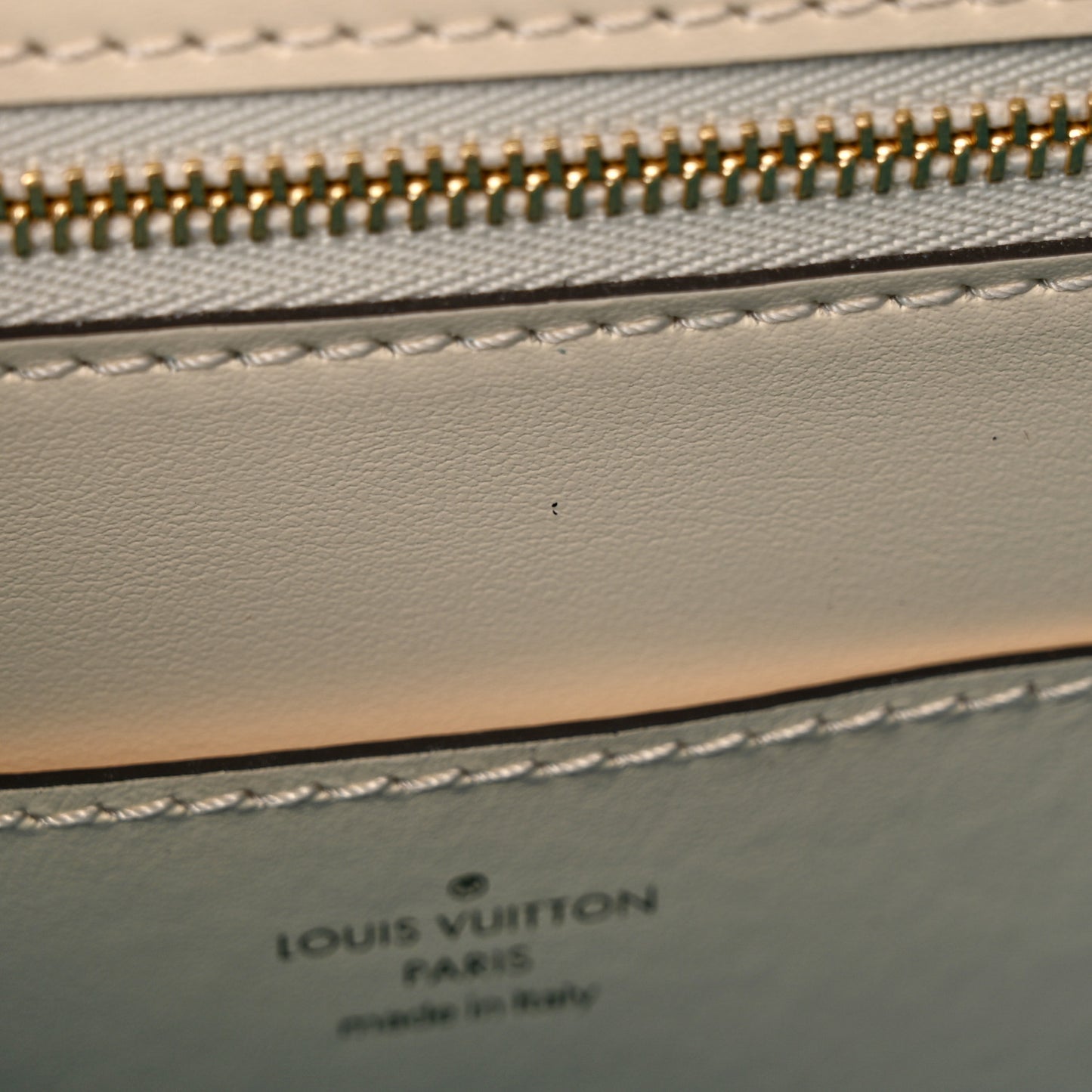 Smooth Calfskin LV Pont 9 Cream