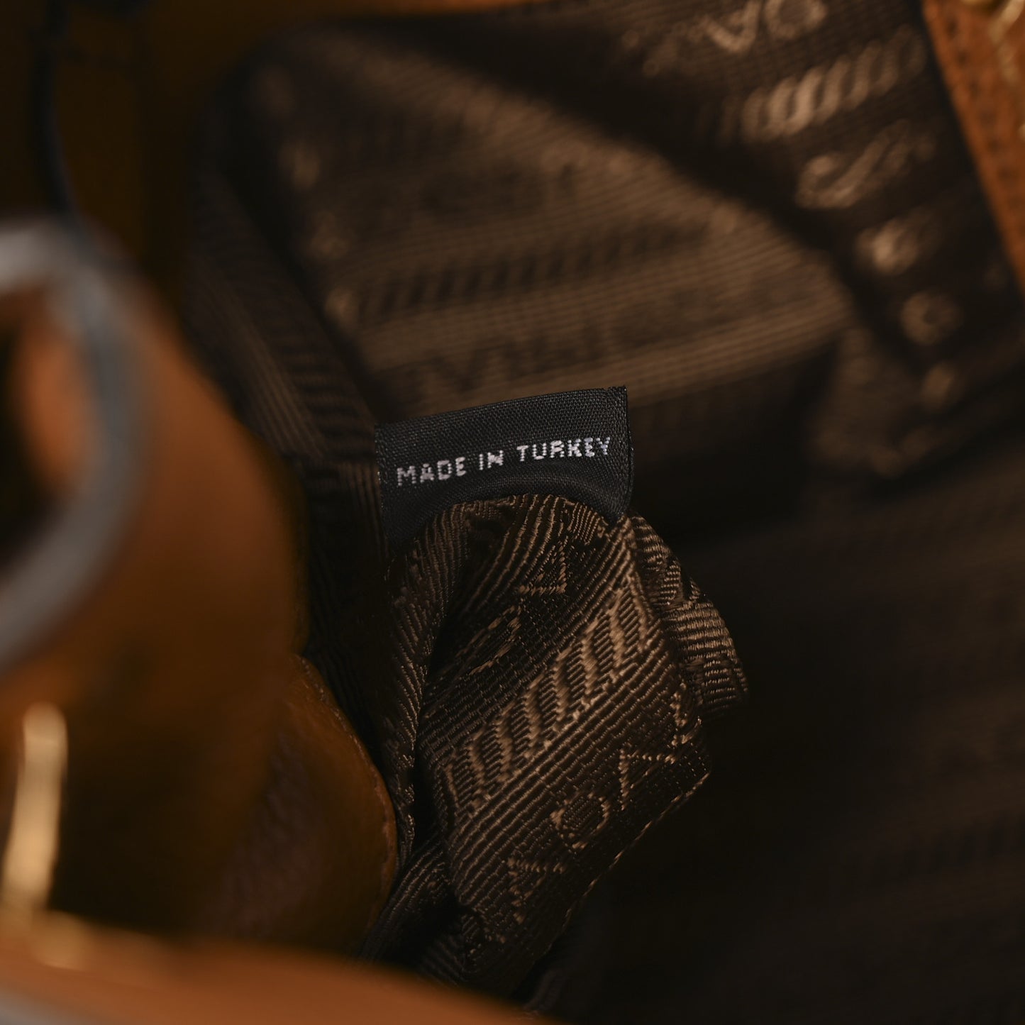 Vitello Phenix Embossed Logo Hobo Cannella