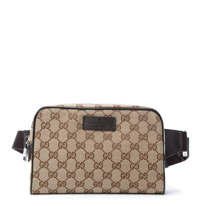 Gucci Monogram Belt Bag Dark Brown 1 of 10
