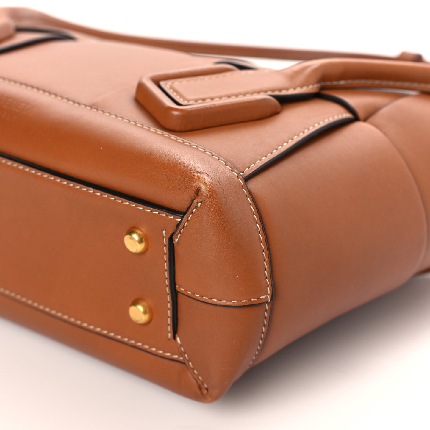French Calfskin Maxi Intrecciato Arco 33 Wood
