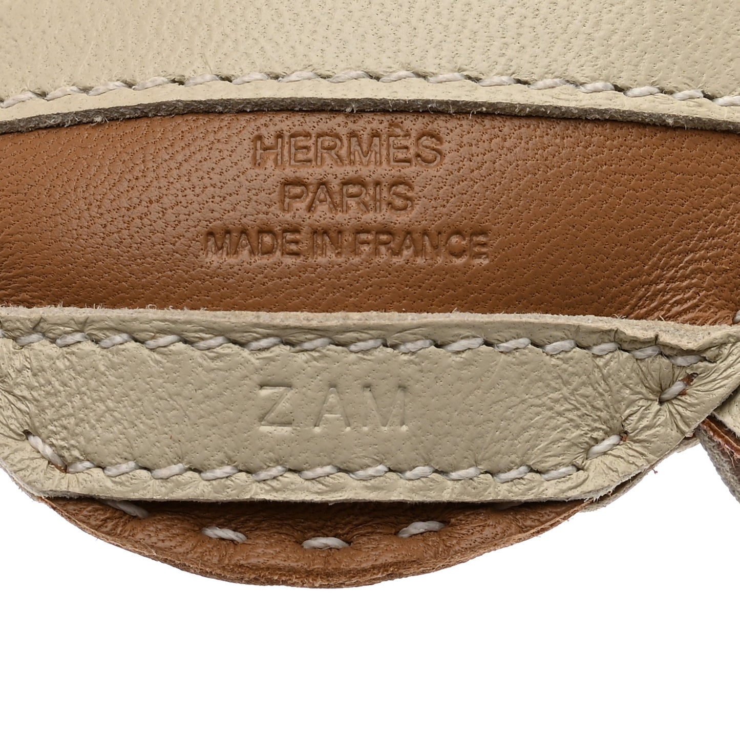 Milo Lambskin Geegee Savannah Bag Charm Craie Sesame Mauve Sylvestre