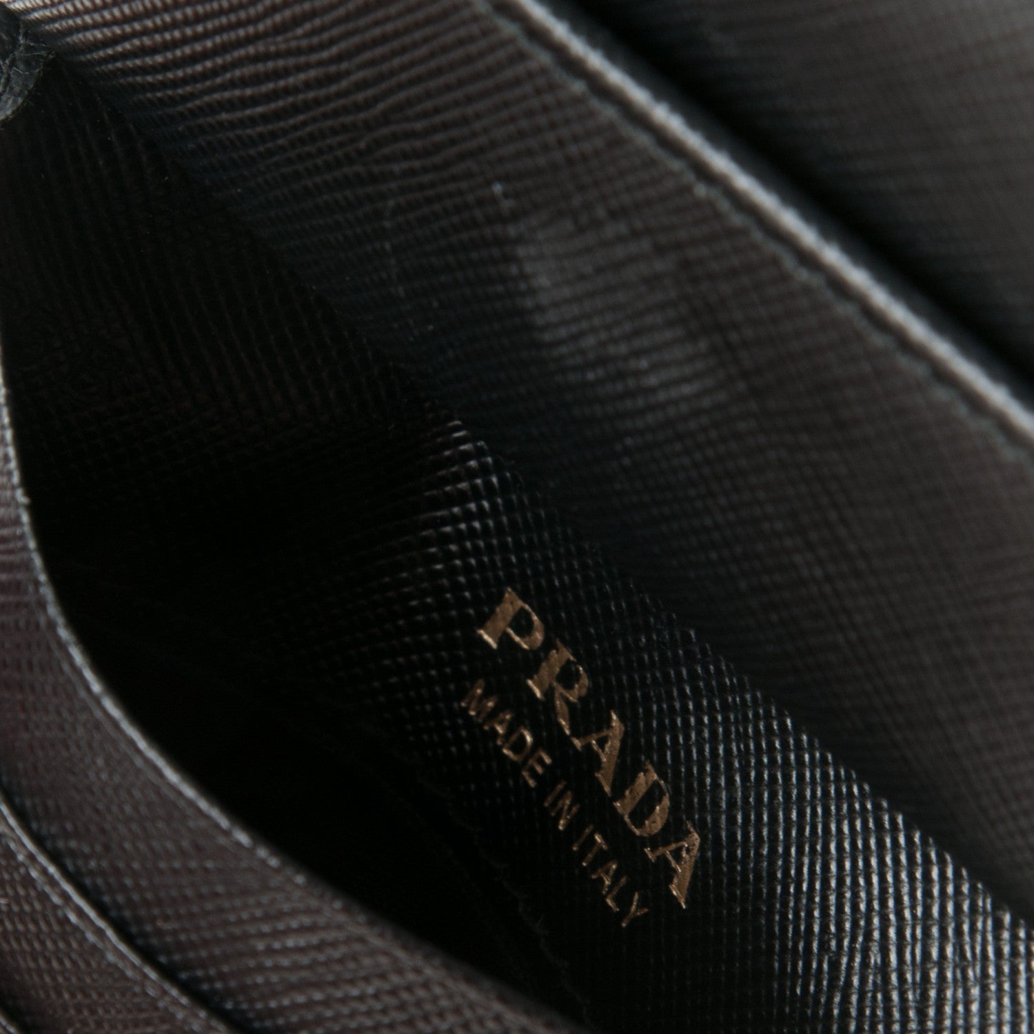 Prada Saffiano Metal Compact Snap Bi-Fold Wallet Black 6 of 7