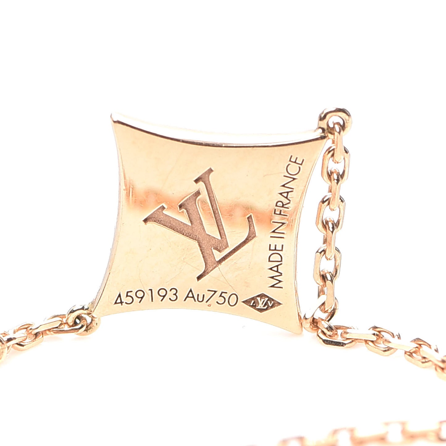 18K Pink Gold Diamond Mother of Pearl Color Blossom BB Star Bracelet