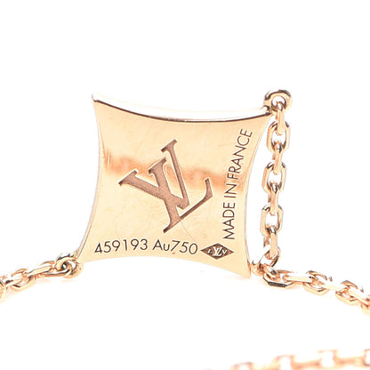 Louis Vuitton 18K Pink Gold Diamond Mother of Pearl Color Blossom BB Star Bracelet 4 of 5