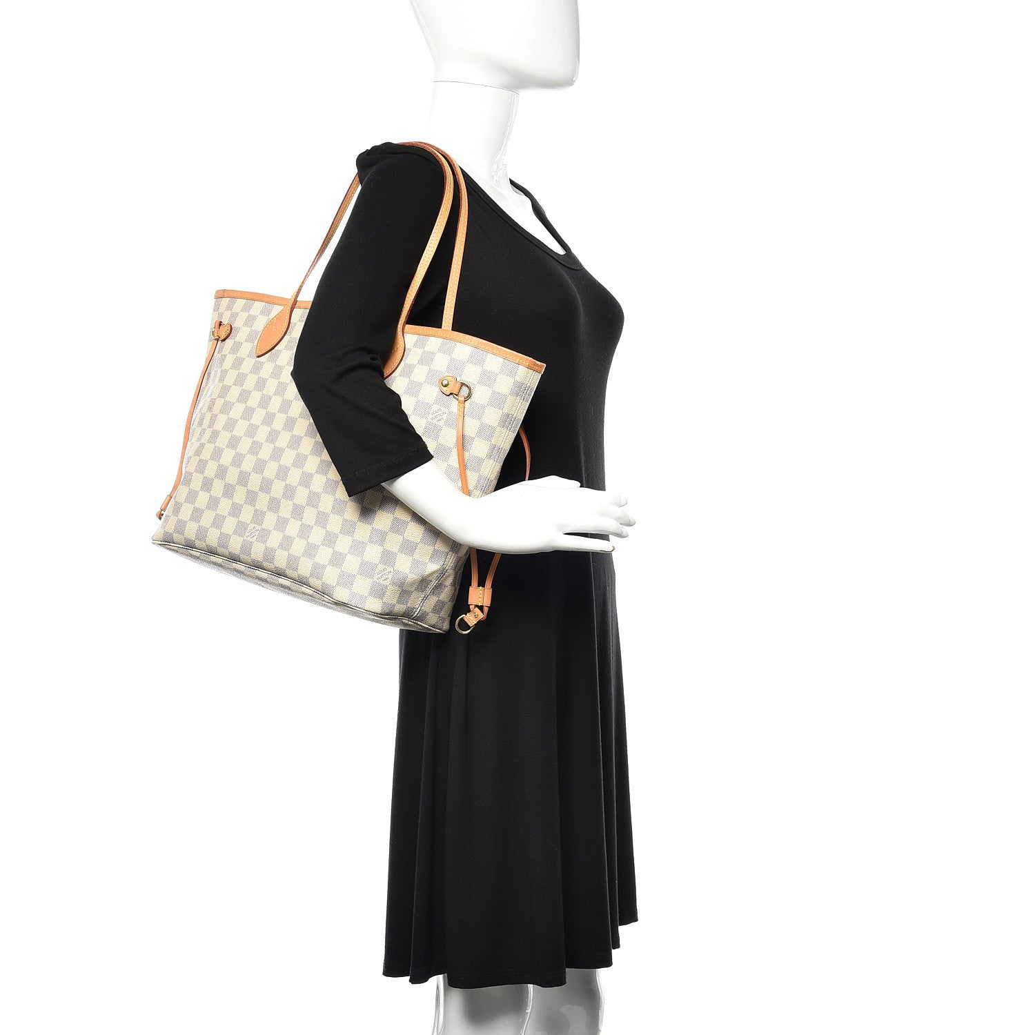 Louis Vuitton Damier Azur Neo Neverfull MM 2 of 19