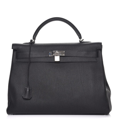 Hermes Togo Kelly Retourne 40 Black 1 of 32