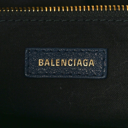 Balenciaga Chevre Gold Metallic Edge Hardware City Bleu de Minuit 6 of 8