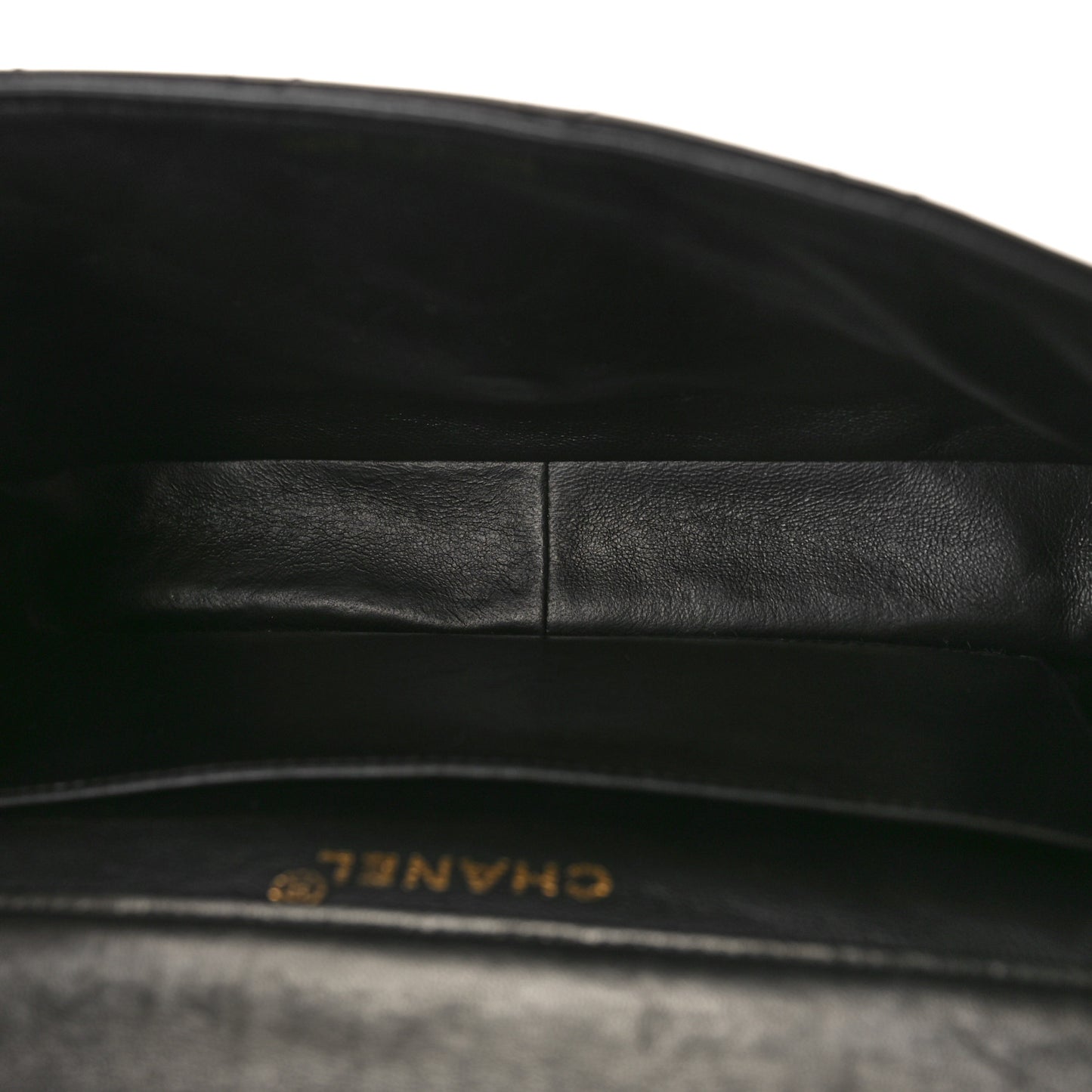 Lambskin Quilted Medium Double Sided Flap Black