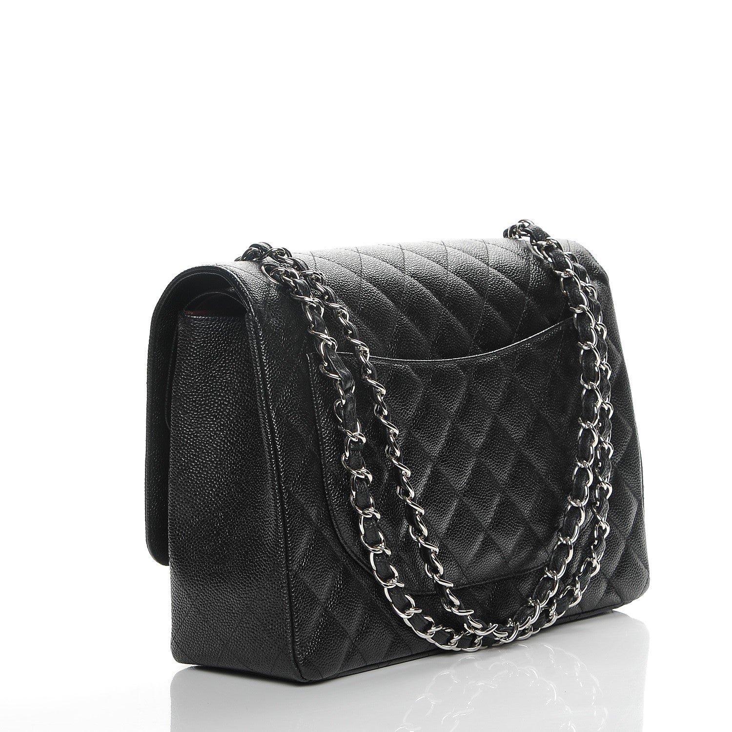 Chanel Caviar Quilted Maxi Double Flap Black 4 of 9