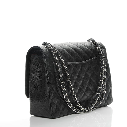 Chanel Caviar Quilted Maxi Double Flap Black 4 of 9