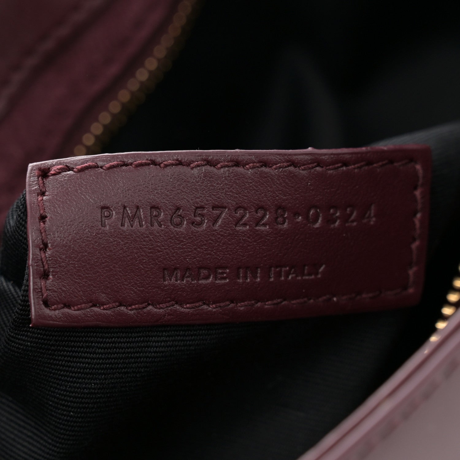 Saint Laurent Patent Le 5 A 7 Hobo Bordeaux 7 of 11