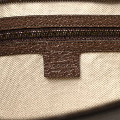 Gucci GG Supreme Monogram Textured Calfskin Web Ophidia Documents Holder Beige Ebony New Acero 6 of 7