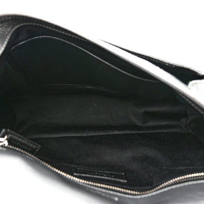 Saint Laurent Metallic Lambskin Matelasse Monogram Medium Niki Chain Satchel Argento 5 of 11