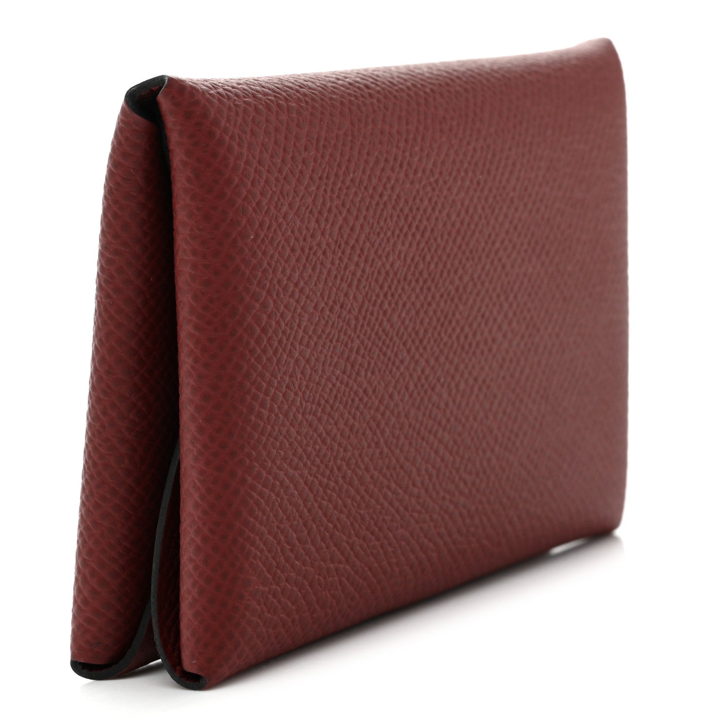 Hermes Epsom Calvi Duo Card Case Rouge H 3 of 8