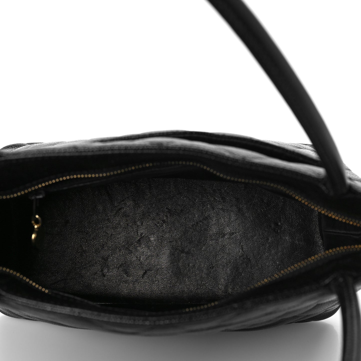 Caviar Quilted Medallion Tote Black