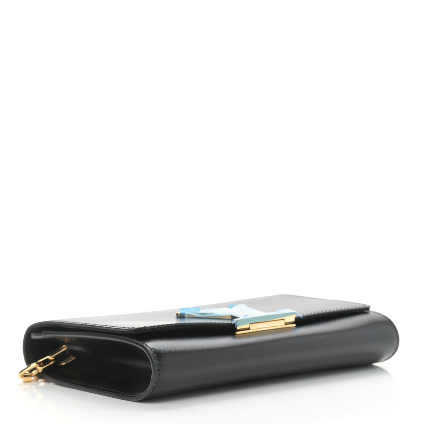 Calfskin Chain Louise MM Black