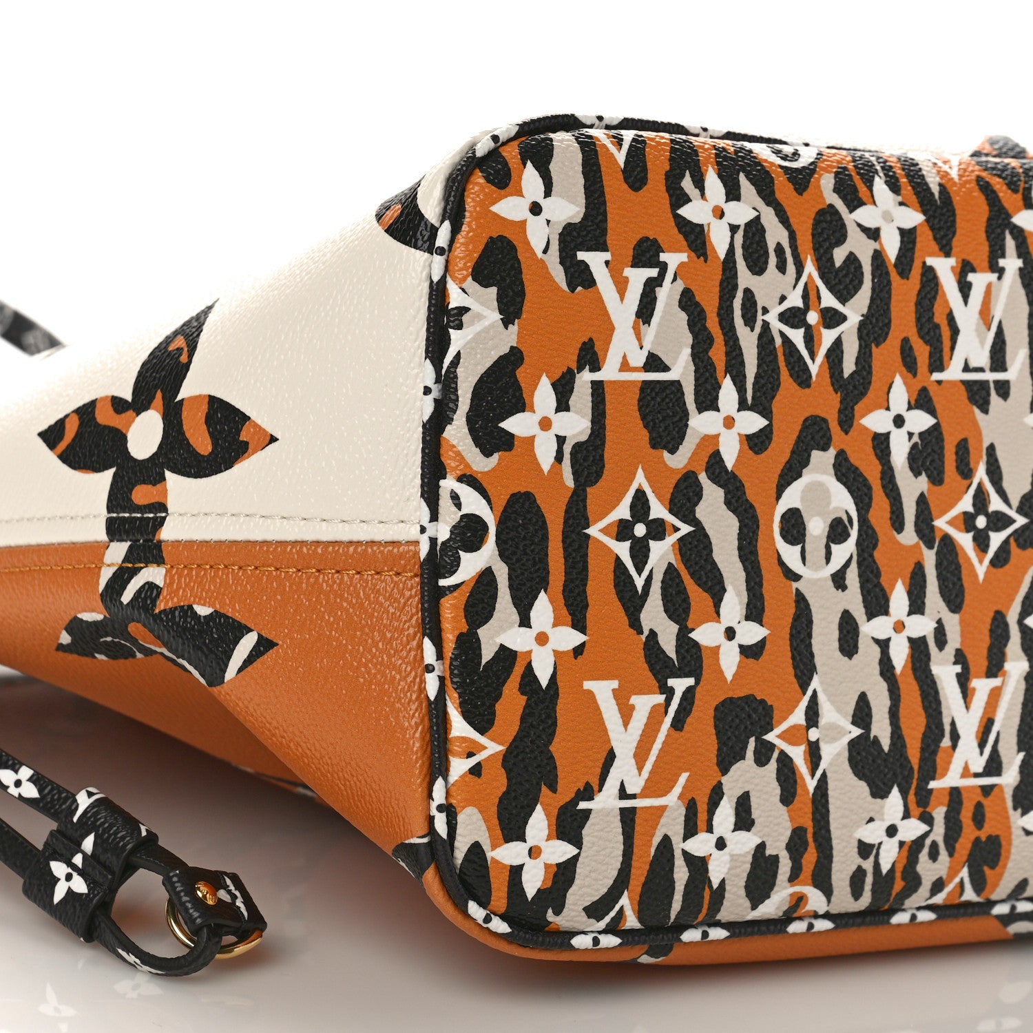 Louis Vuitton Monogram Giant Jungle Neverfull MM Ivory 7 of 8